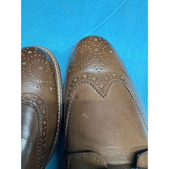 Florsheim Marino Wing Ox Brown Leather Wingtip Brogue Shoes Men’s 8.5 D New Box